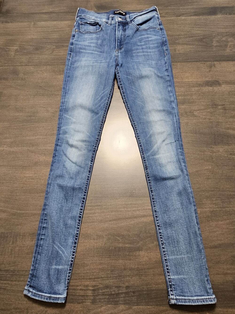 Express High Rise Ankle Legging Jeans Women's Sz 0